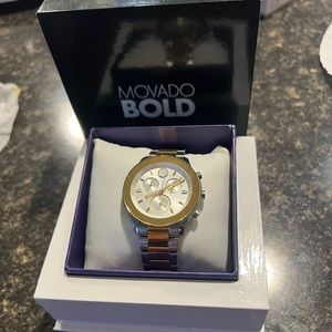 Movado Bold two tone watch